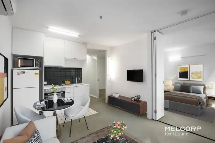 Second view of Homely apartment listing, 1605/31 A'beckett Street, Melbourne VIC 3000