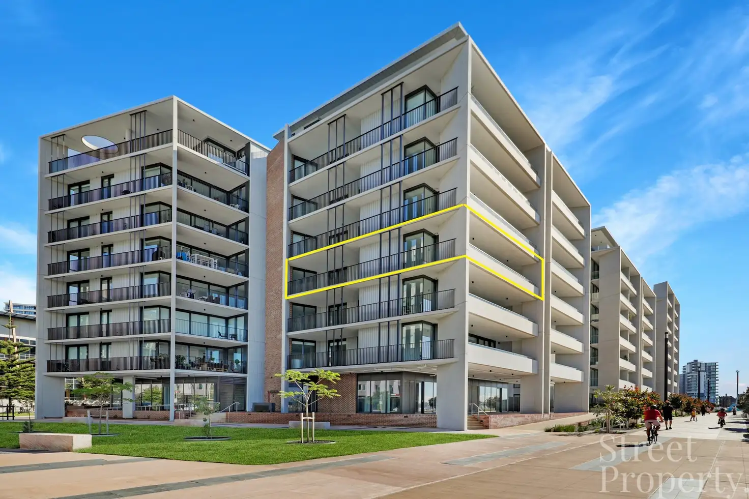 Main view of Homely apartment listing, 301/41 Honeysuckle Drive, Newcastle NSW 2300