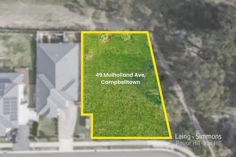 Main view of Homely land listing, 49 Mulholland Avenue, Campbelltown NSW 2560