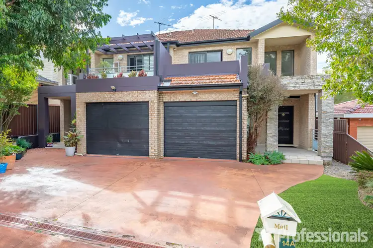 Main view of Homely semi-detached listing, 14A Amberdale Avenue, Picnic Point NSW 2213