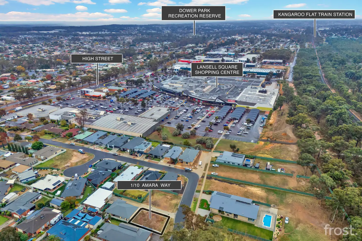 Main view of Homely land listing, 1/10 Amara Way, Kangaroo Flat VIC 3555