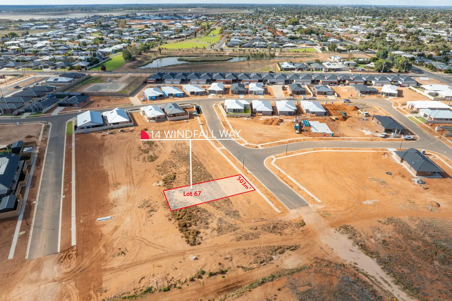 Main view of Homely land listing, 14 Windfall Way, Mildura VIC 3500