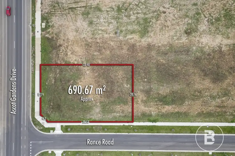 Main view of Homely land listing, 106 Ascot Gardens Drive, Delacombe VIC 3356