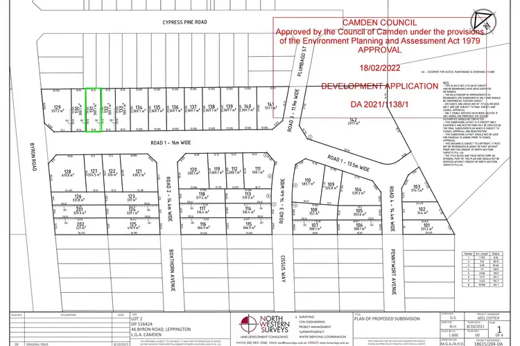 Second view of Homely land listing, LOT 131 46 Byron Road, Leppington NSW 2179