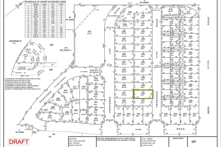 Second view of Homely land listing, LOT 240 43-49 Heath Road, Leppington NSW 2179