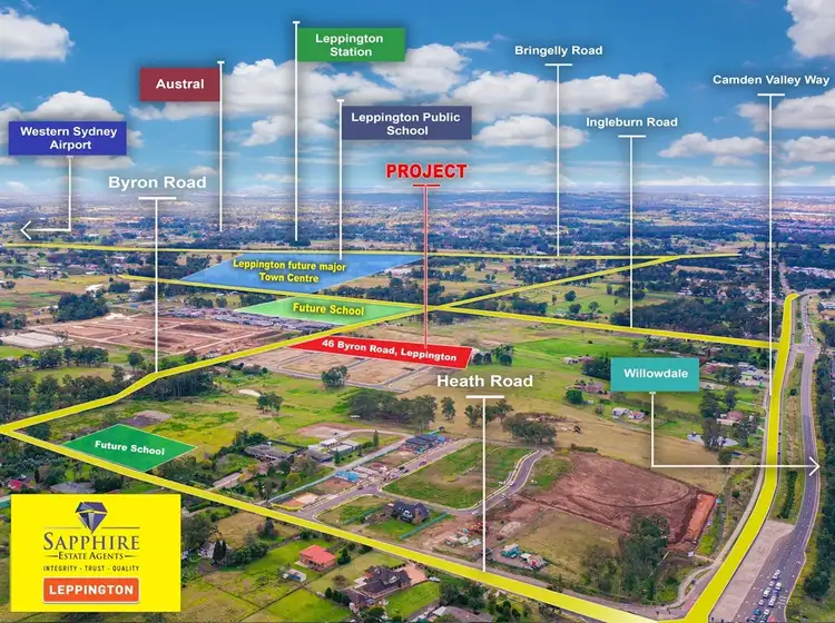 Second view of Homely land listing, LOT 127 46 Byron Road, Leppington NSW 2179