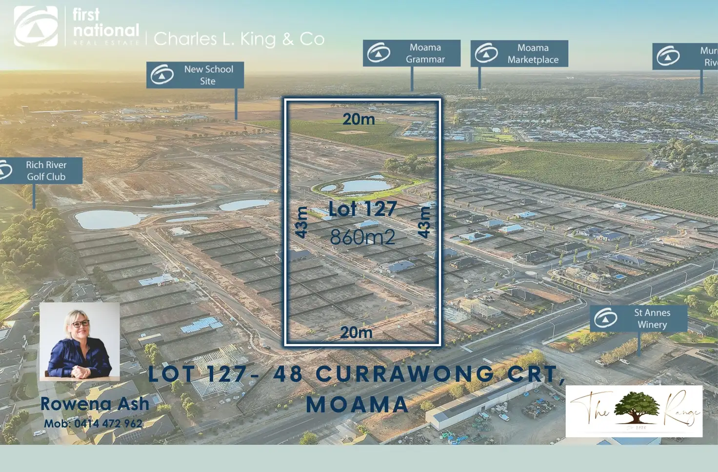 Main view of Homely land listing, 48 The Range Currawong Circuit, Moama NSW 2731