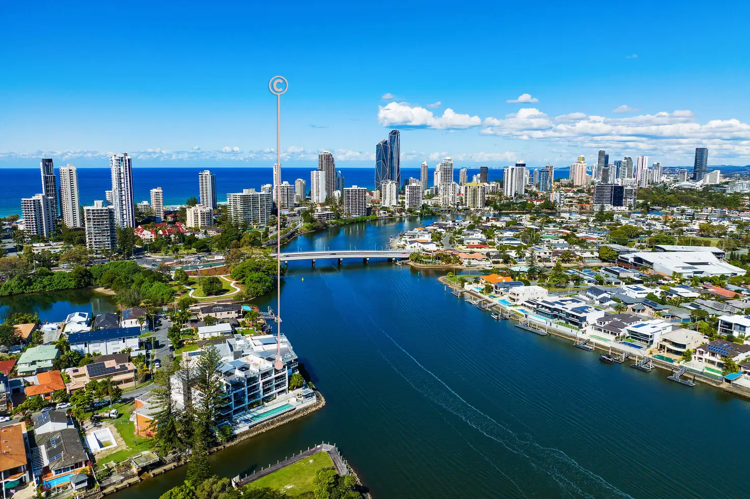 Main view of Homely apartment listing, 404/30-32 Paradise Island, Surfers Paradise QLD 4217