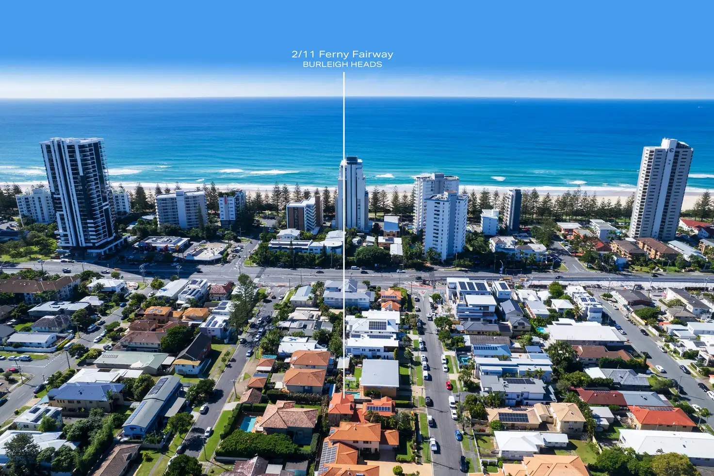 Main view of Homely semi-detached listing, 2/11 Ferny Fairway, Burleigh Heads QLD 4220
