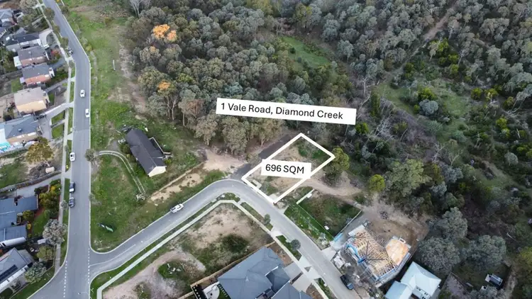 Second view of Homely land listing, 1 Vale Road, Diamond Creek VIC 3089