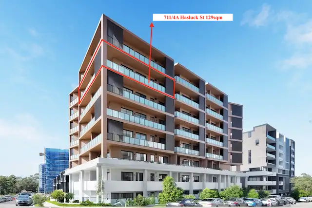 Second view of Homely apartment listing, 711/4A Hasluck Street, Rouse Hill NSW 2155