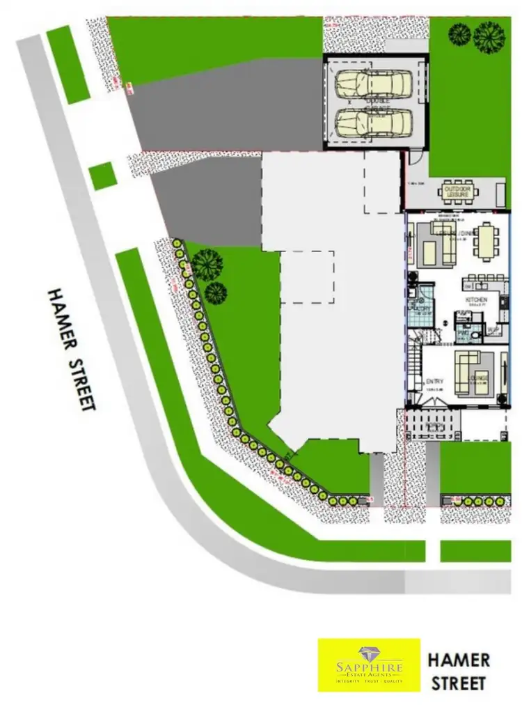 Third view of Homely land listing, Hamer Street, Catherine Field NSW 2557