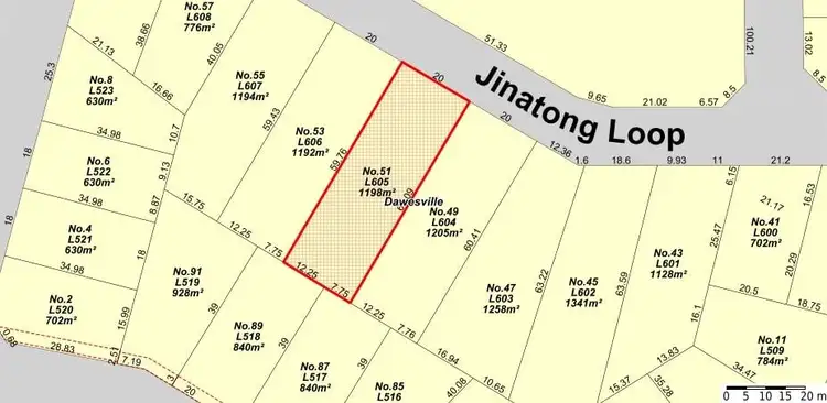 Main view of Homely land listing, 51 Jinatong Loop, Dawesville WA 6211