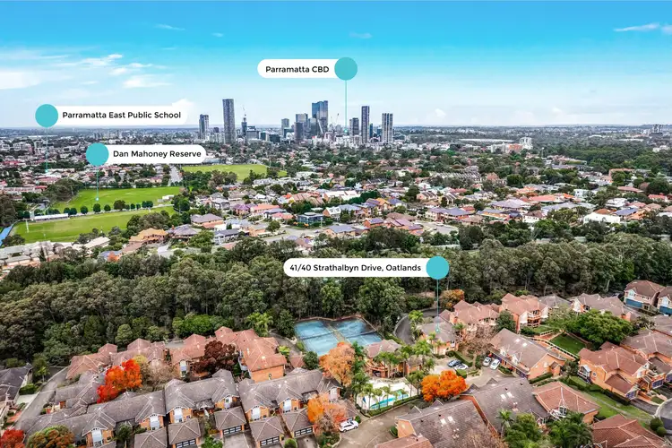 Second view of Homely townhouse listing, 41/40 Strathalbyn Drive, Oatlands NSW 2117