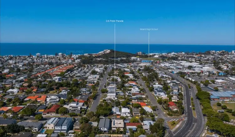 Main view of Homely villa listing, 2/6 Peter Parade, Miami QLD 4220