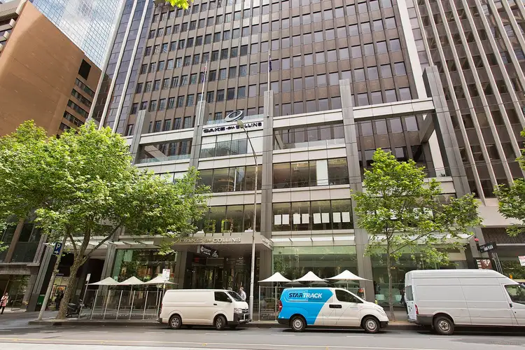 Main view of Homely studio listing, 1306/480 Collins Street, Melbourne VIC 3000