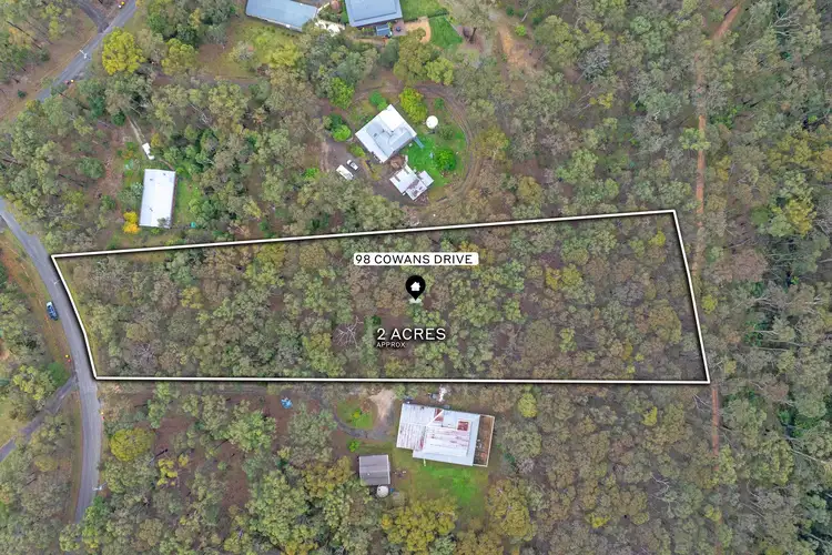 Main view of Homely land listing, 98 Cowans Drive, Dales Creek VIC 3341