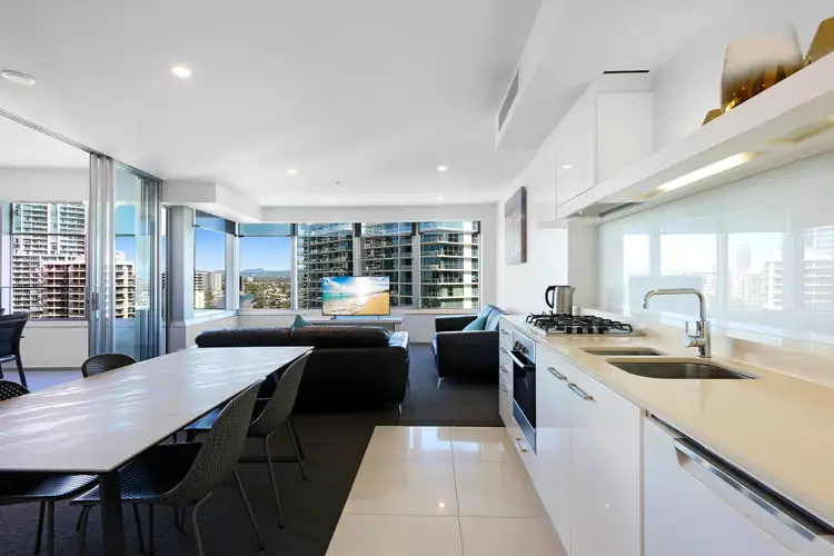Second view of Homely apartment listing, Level 13/1308/9 Hamilton Avenue, Surfers Paradise QLD 4217