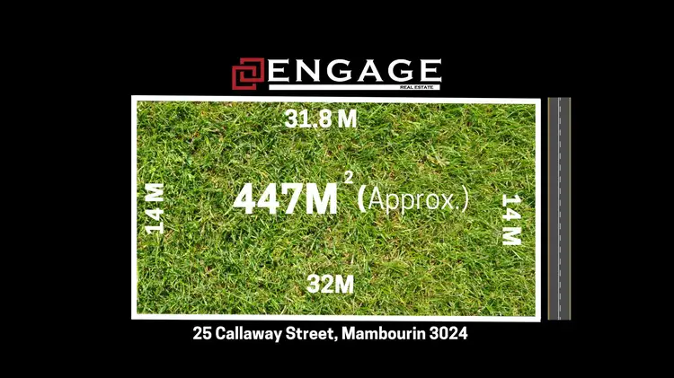 Main view of Homely land listing, 25 Callaway Street, Mambourin VIC 3024