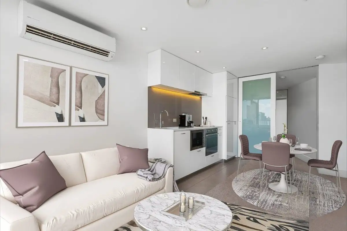 Main view of Homely apartment listing, 703/263 Franklin Street, Melbourne VIC 3000