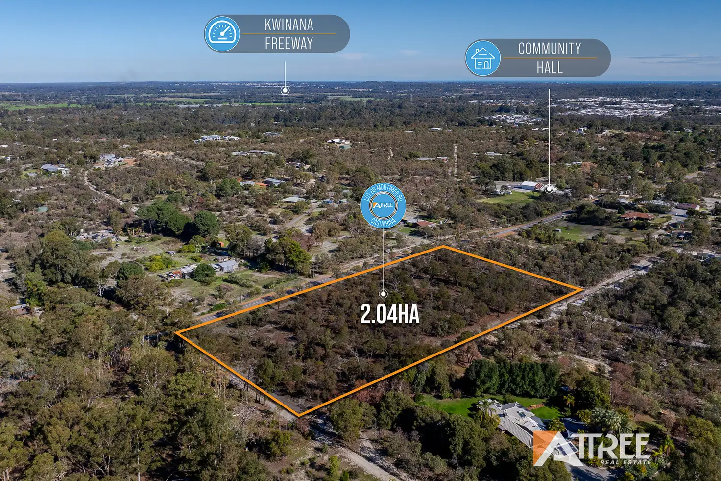 Main view of Homely land listing, LOT 89, 6 Born Road, Casuarina WA 6167