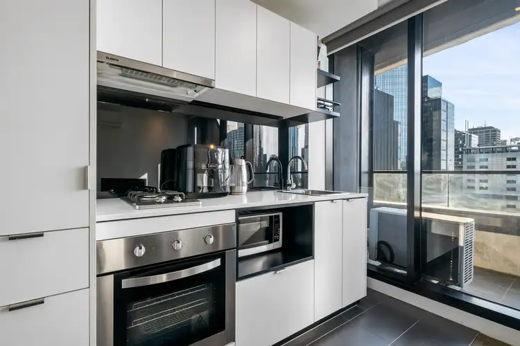 Third view of Homely apartment listing, 2504/7 Katherine Place, Melbourne VIC 3000