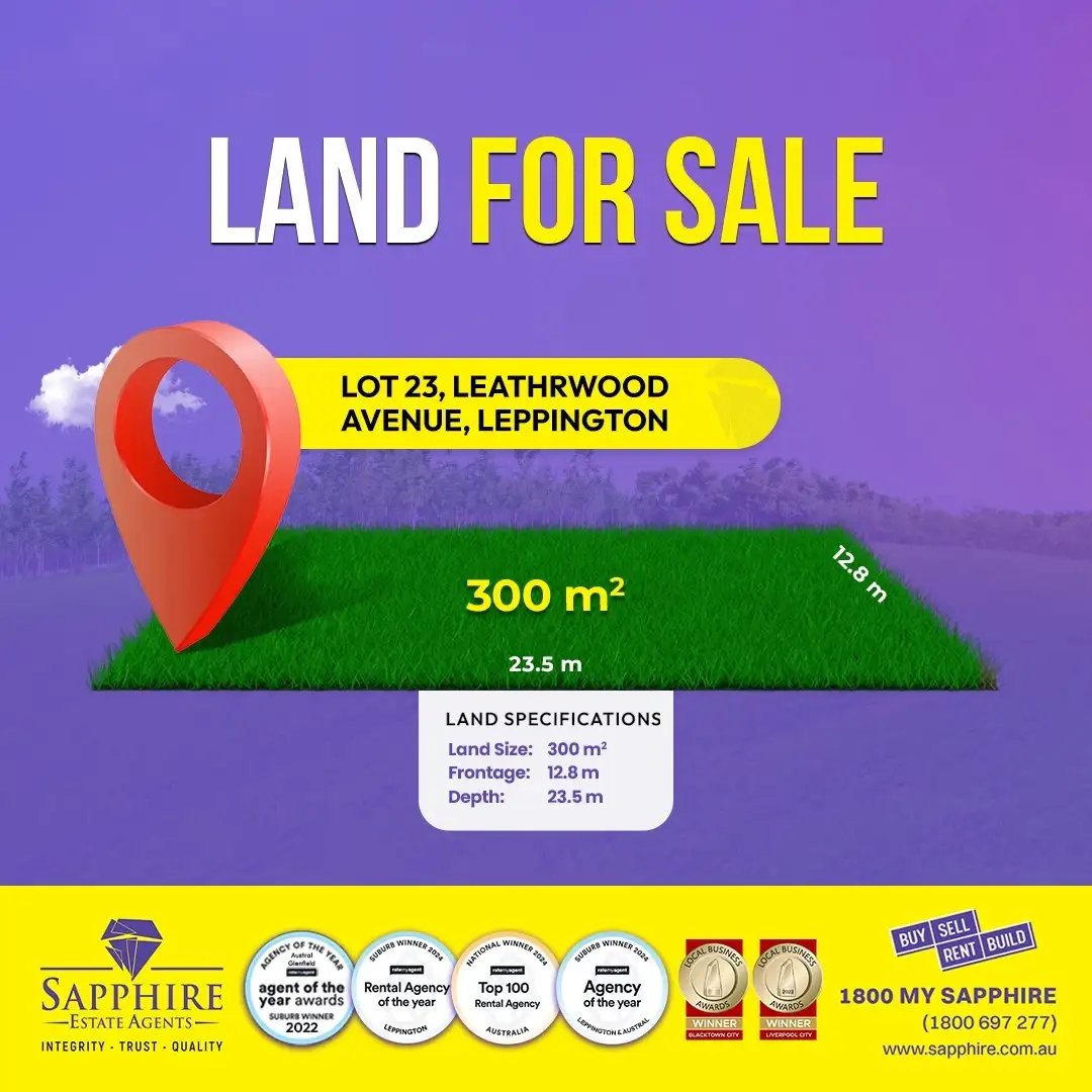 Main view of Homely land listing, LOT 23 Leathrwood Avenue, Leppington NSW 2179