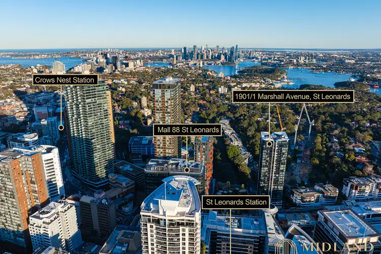 Third view of Homely apartment listing, 1901/1 Marshall Avenue, St Leonards NSW 2065