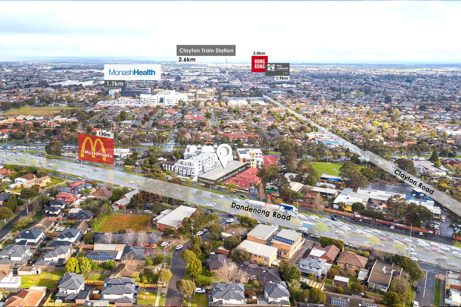 Main view of Homely house listing, 1724 Dandenong Road, Clayton VIC 3168