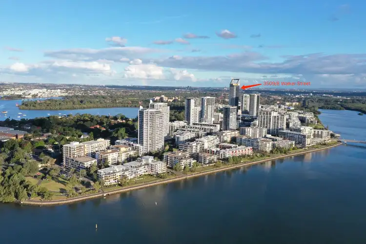 Fourth view of Homely apartment listing, 3509/8 Walker Street, Rhodes NSW 2138