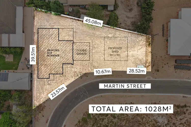 Third view of Homely land listing, 32 Martin Street, Moonta Bay SA 5558