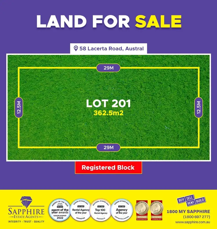 Third view of Homely land listing, 58 Lacerta Road, Austral NSW 2179