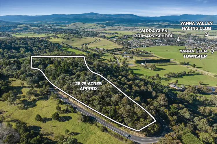 Main view of Homely rural property listing, 1963 Eltham- Yarra Glen Road, Yarra Glen VIC 3775