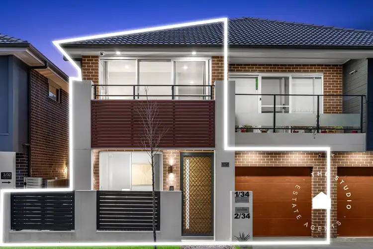 Main view of Homely semi-detached listing, 1/34 Fenway Street, North Kellyville NSW 2155