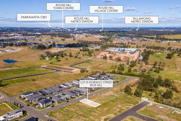 Third view of Homely land listing, LOT 8 Dorado Street, Box Hill NSW 2765