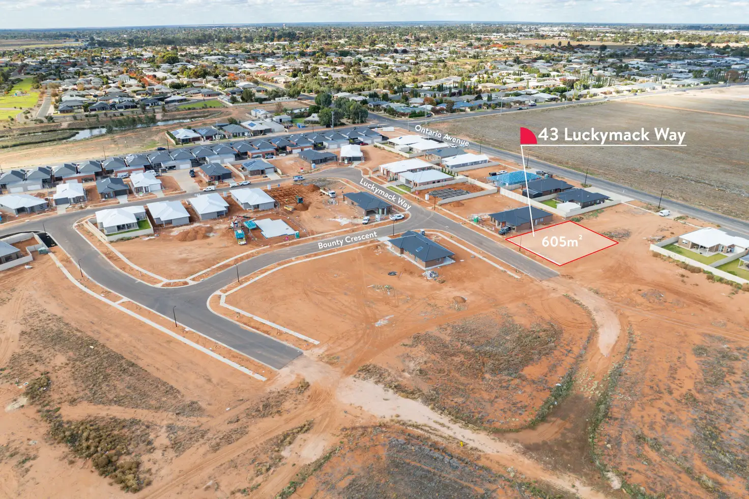 Main view of Homely land listing, 43 Luckymack Way, Mildura VIC 3500