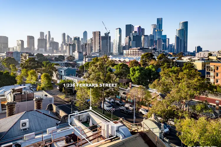 Second view of Homely townhouse listing, 1/238 Ferrars Street, South Melbourne VIC 3205