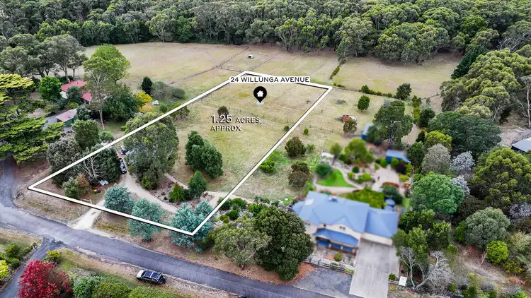 Main view of Homely land listing, 24 Willunga Avenue, Gordon VIC 3345