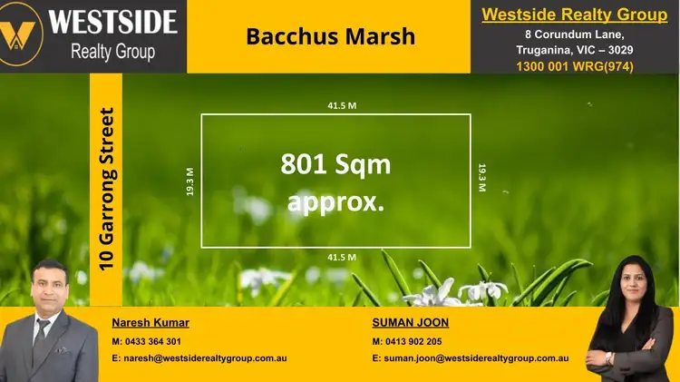 Main view of Homely land listing, 10 Garrong Street, Bacchus Marsh VIC 3340