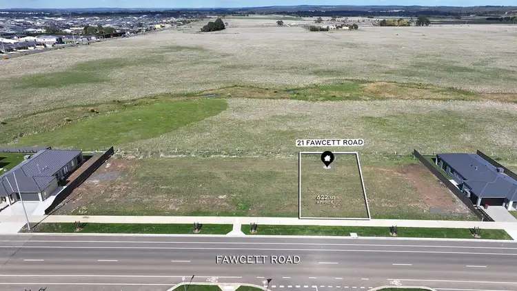 Second view of Homely land listing, 21 Fawcett Road, Lucas VIC 3350