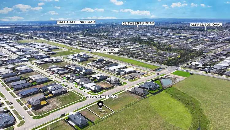 Fifth view of Homely land listing, 21 Fawcett Road, Lucas VIC 3350