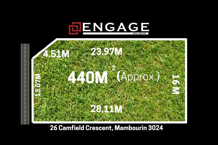 Main view of Homely land listing, 26 Camfield Crescent, Mambourin VIC 3024