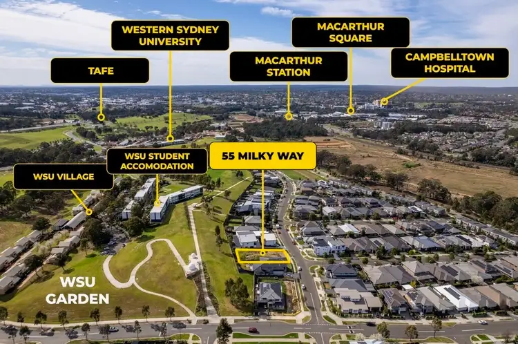 Second view of Homely land listing, 55 Milky Way, Campbelltown NSW 2560