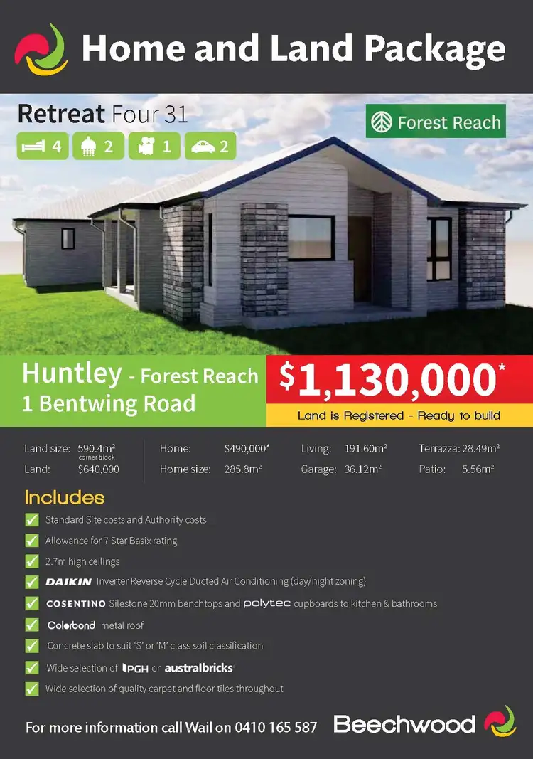 Fourth view of Homely land listing, 1 Bentwing Road, Huntley NSW 2530