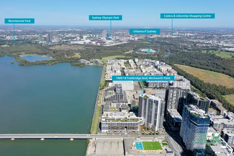Fourth view of Homely apartment listing, 1909/18 Footbridge Boulevard, Wentworth Point NSW 2127