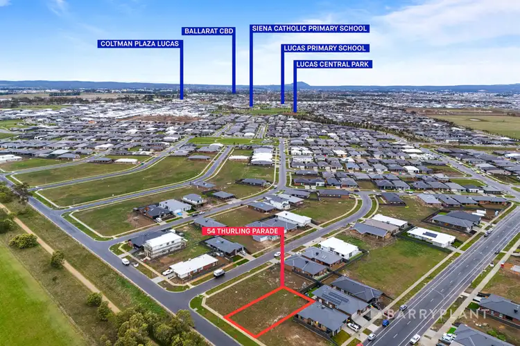 Main view of Homely land listing, 54 Thurling Parade, Lucas VIC 3350