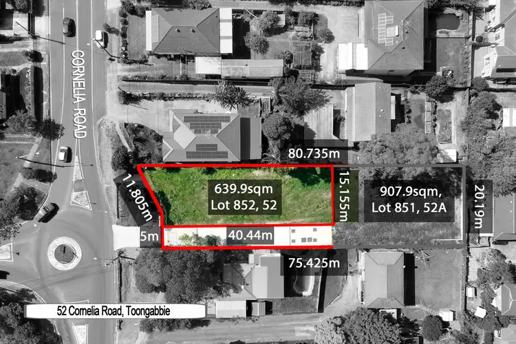 Main view of Homely land listing, 52 Cornelia Road, Toongabbie NSW 2146
