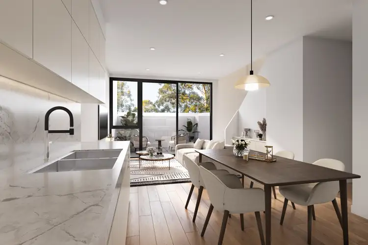 Second view of Homely townhouse listing, 47 Hyde Street, Footscray VIC 3011