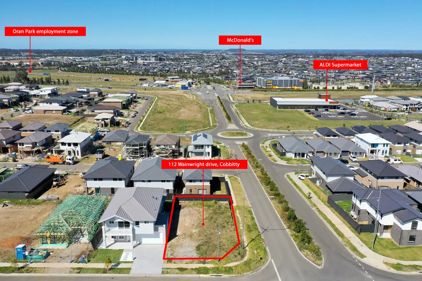 Main view of Homely land listing, 112 Wainwright Drive, Cobbitty NSW 2570
