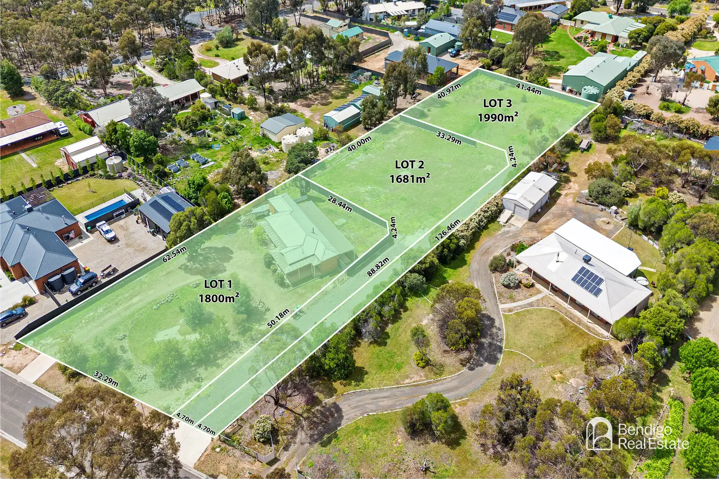 Main view of Homely land listing, LOT 2,3, 1 Stephen Court, Maiden Gully VIC 3551